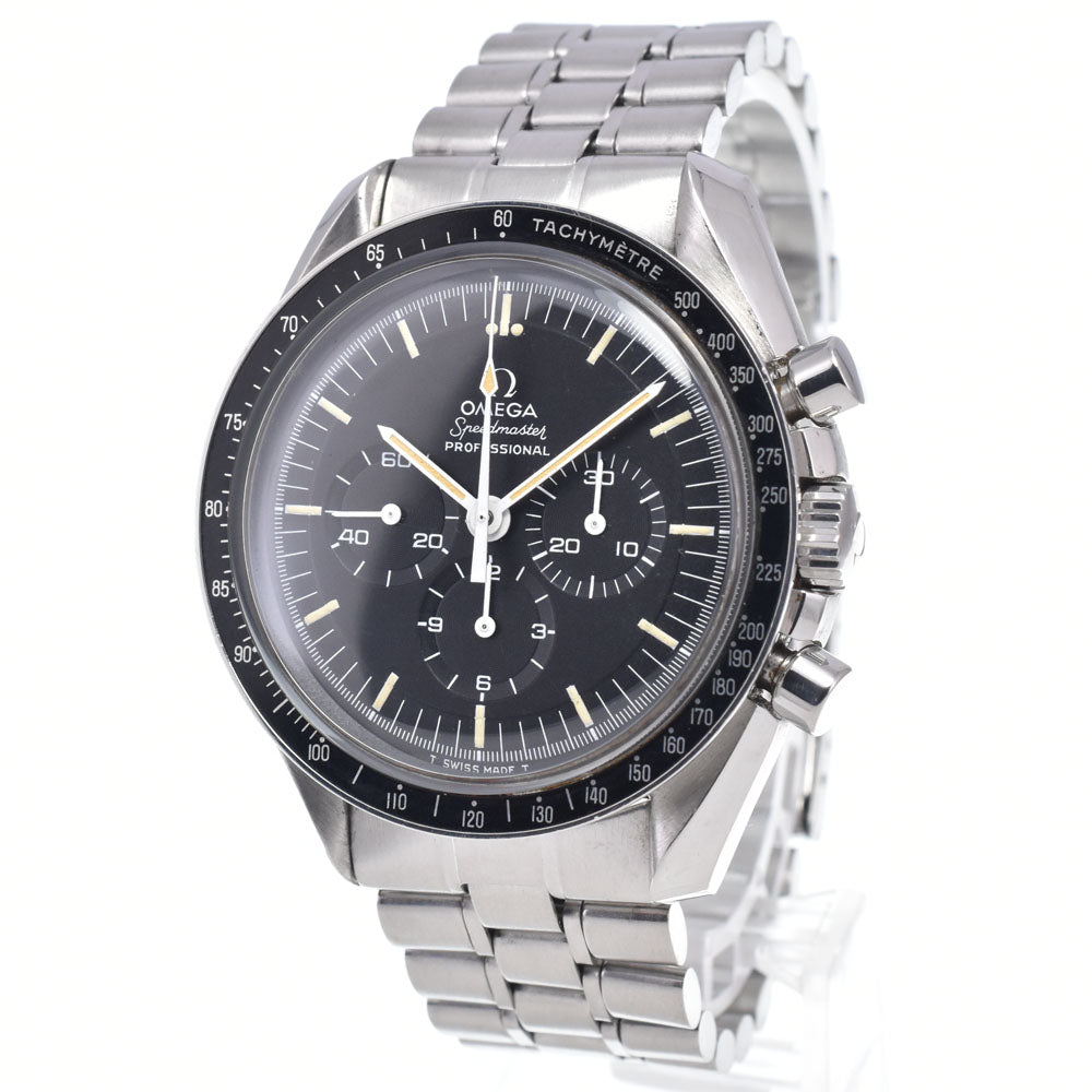 OMEGA Speedmaster Professional 145022-69ST LongR Apollo 11 Cal.861 Step Dial black Dial Hand Winding Men's
 Watch O#148783