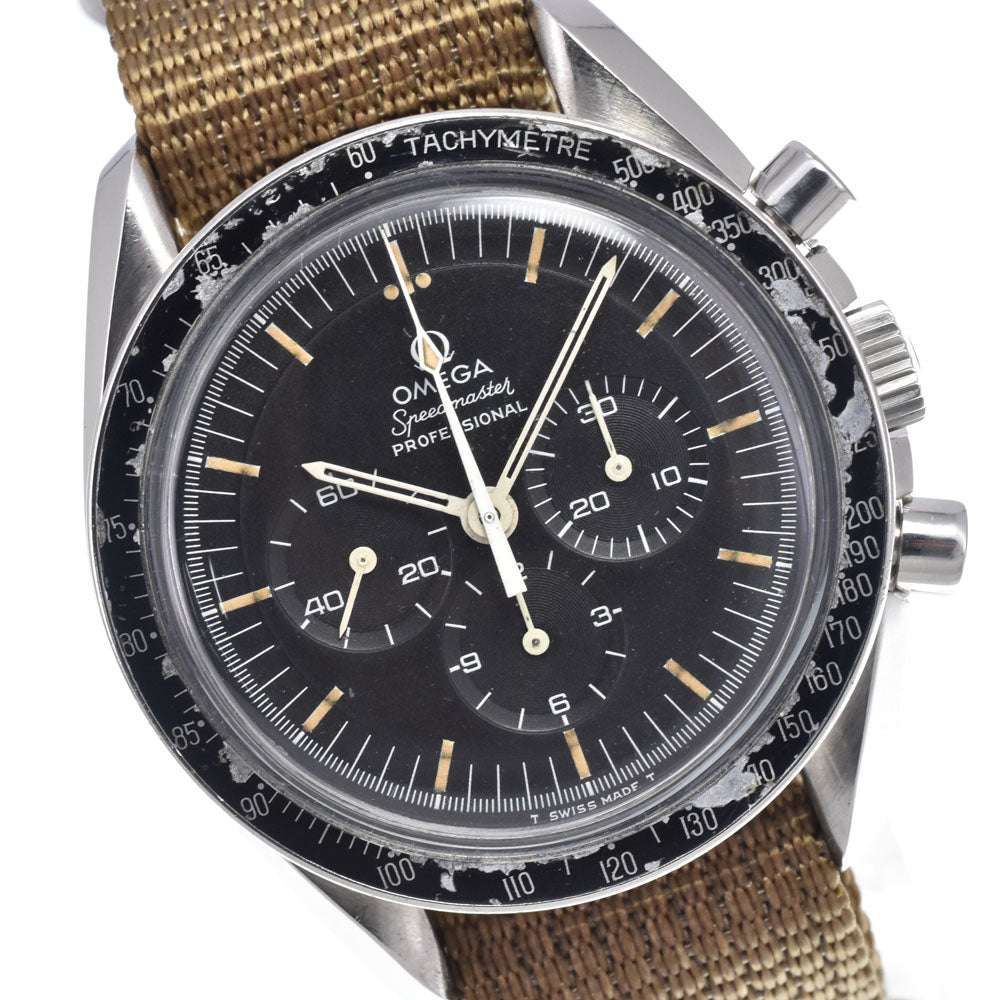 OMEGA Speedmaster Professional 4th 145.022-69ST vintage Longr Cal.861 Step Dial Ω Print black Dial Hand Winding Men's
 Watch O#148789