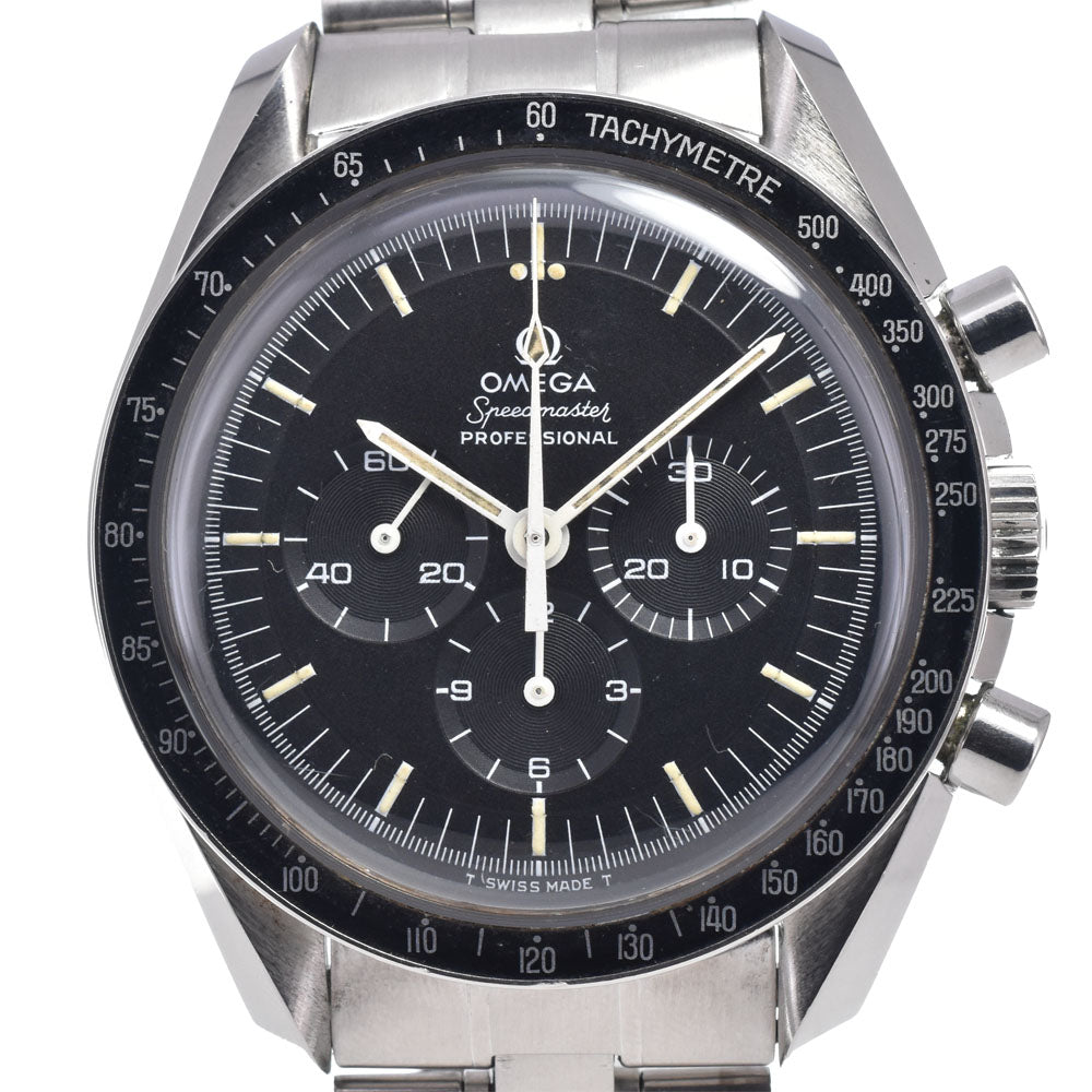 OMEGA Speedmaster Professional 145022-69ST LongR Apollo 11 Cal.861 Step Dial black Dial Hand Winding Men's
 Watch O#148793