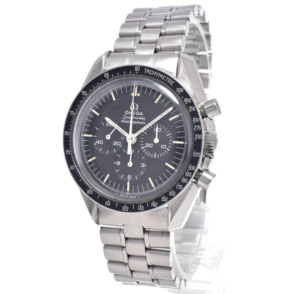 OMEGA Speedmaster Professional 145022-69ST LongR Apollo 11 Cal.861 Step Dial black Dial Hand Winding Men's
 Watch O#148793