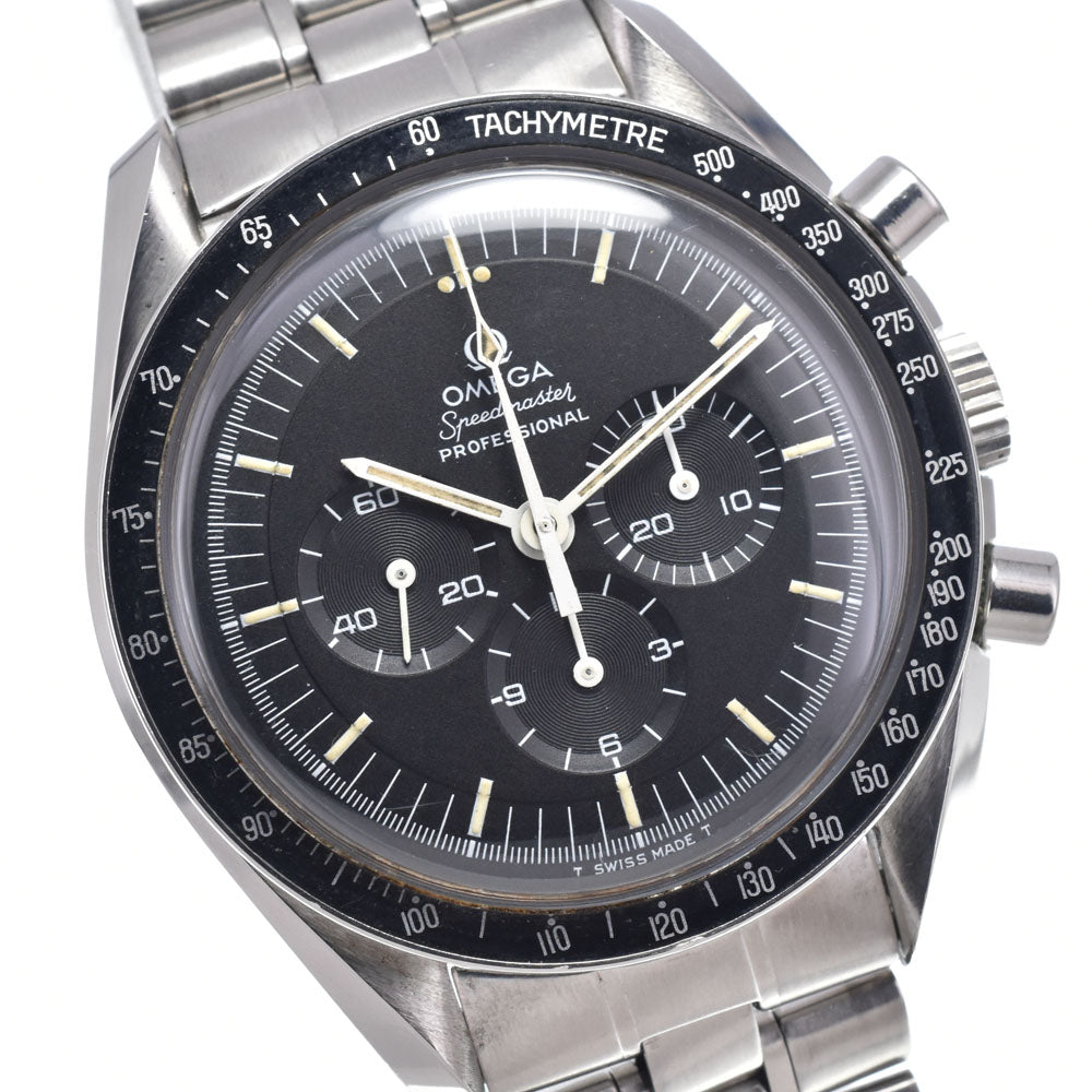 OMEGA Speedmaster Professional 145022-69ST LongR Apollo 11 Cal.861 Step Dial black Dial Hand Winding Men's
 Watch O#148793