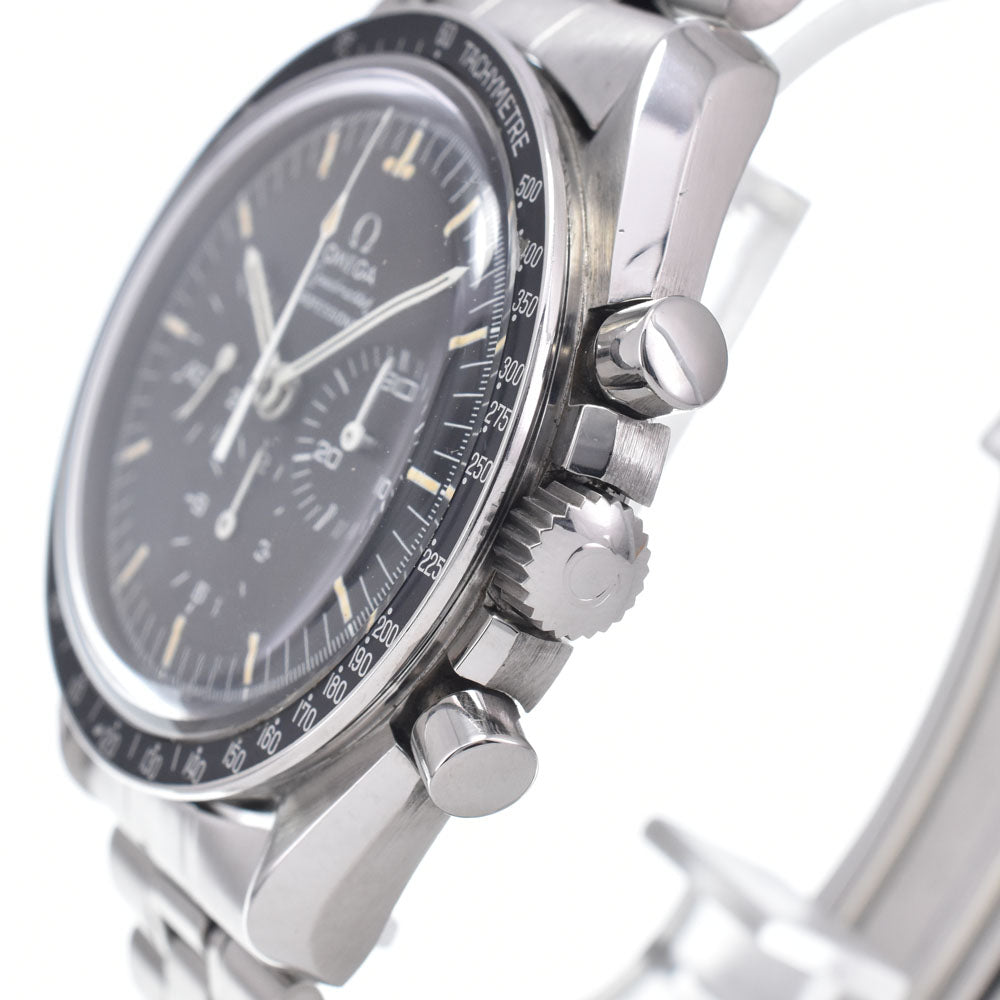 OMEGA Speedmaster Professional 5th Generation 145022-69ST vintage Step Dial Long Straight Writing black Dial Hand Winding Men's
 Watch O#148802