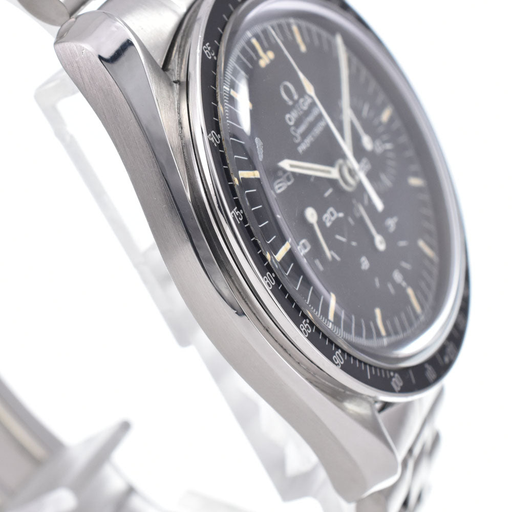 OMEGA Speedmaster Professional 5th Generation 145022-69ST vintage Step Dial Long Straight Writing black Dial Hand Winding Men's
 Watch O#148802