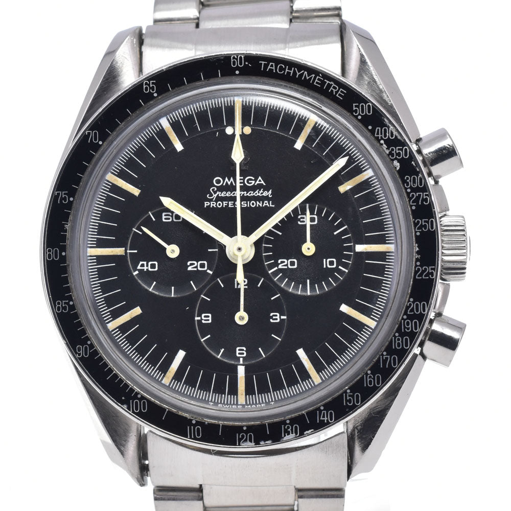OMEGA Speedmaster Professional 4th ST145.012-67SP vintage Cal.861 Step Dial Applied Logo black Dial Hand Winding Men's
 Watch O#148807