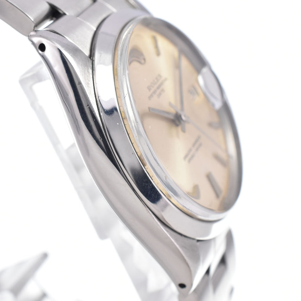 ROLEX Oyster perpetual date 1500 vintage Cal.1560 Silver Dial Automatic Men's
 Watch Q#148814