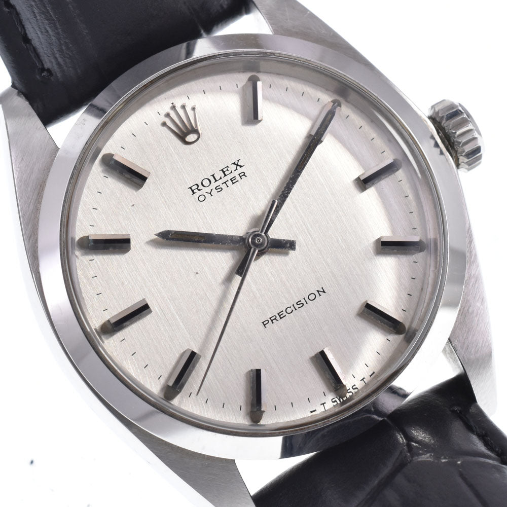 ROLEX Oyster Precision 6426 vintage Cal.1225 Silver Dial Hand Winding Men's
 Watch O#148816