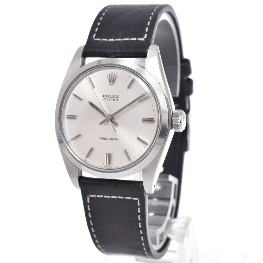 ROLEX Oyster Precision 6426 vintage Cal.1225 Silver Dial Hand Winding Men's
 Watch E#148817