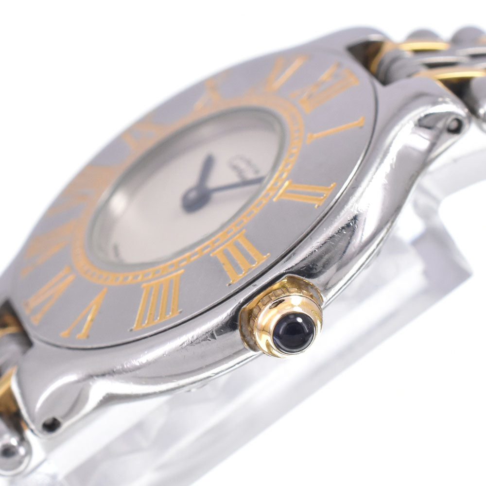 with paper CARTIER Must21 SM 84090171 Ivory Dial Quartz Ladies
 Watch N#148825
