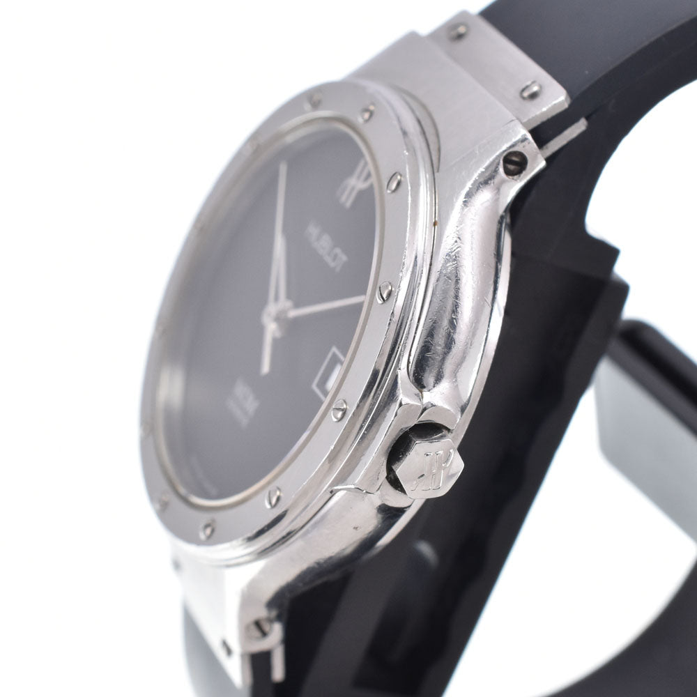 with paper HUBLOT MDM Classic 1390.100.1 Date Stainless Steel / Rubber black Dial Quartz Ladies
 Watch O#148829