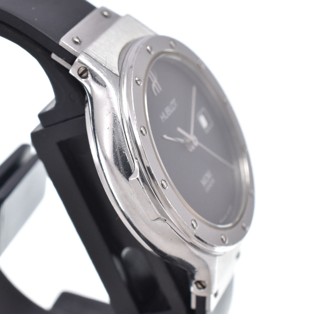 with paper HUBLOT MDM Classic 1390.100.1 Date Stainless Steel / Rubber black Dial Quartz Ladies
 Watch O#148829