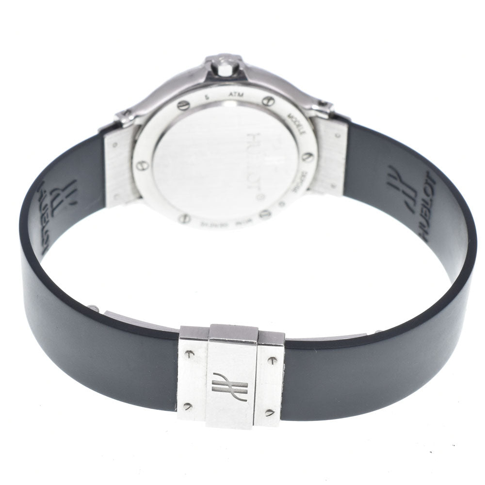 with paper HUBLOT MDM Classic 1390.100.1 Date Stainless Steel / Rubber black Dial Quartz Ladies
 Watch O#148829