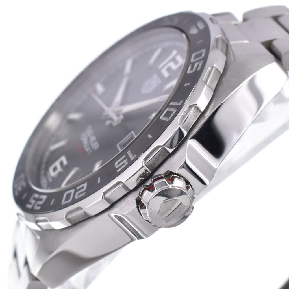 with paper TAG HEUER Formula 1 WAZ2011 Date gray Dial Automatic Men's
 Watch O#148830