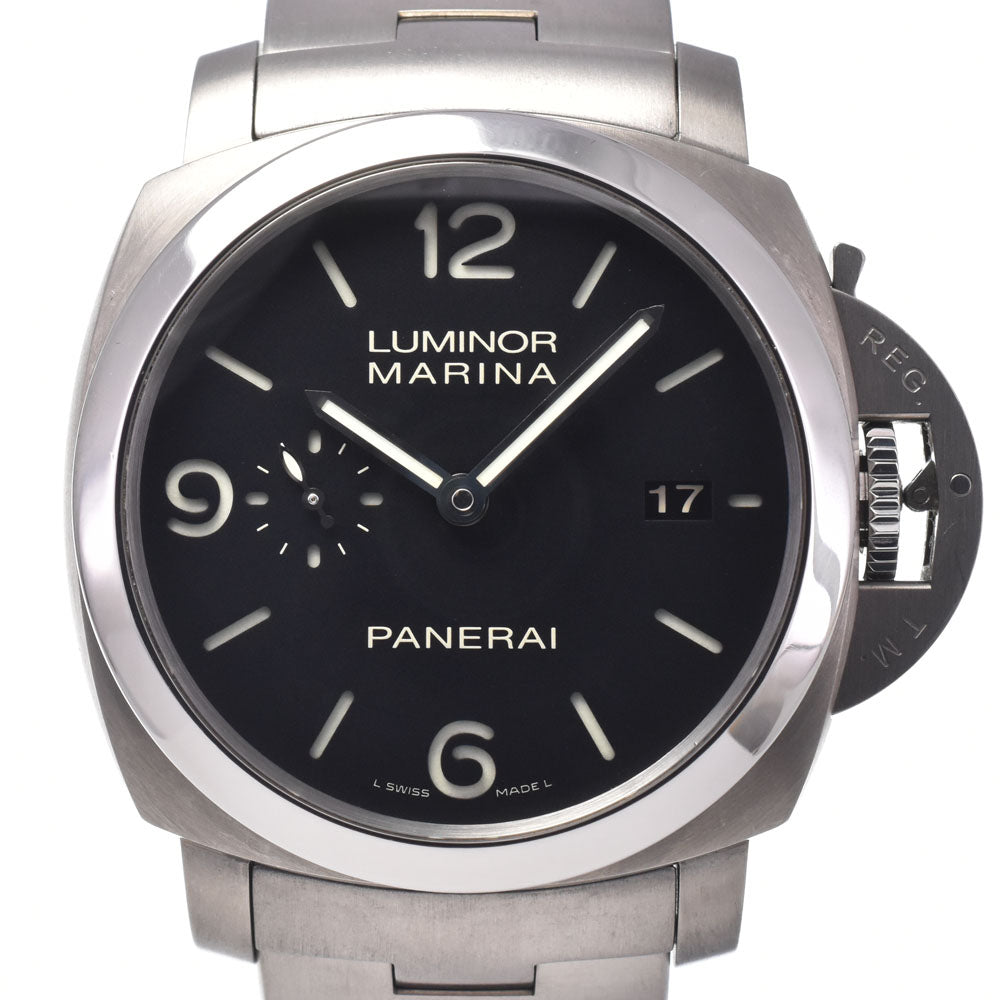 with paper PANERAI Luminor Marina PAM00352 Small second black Dial Automatic Men's
 Watch O#148833