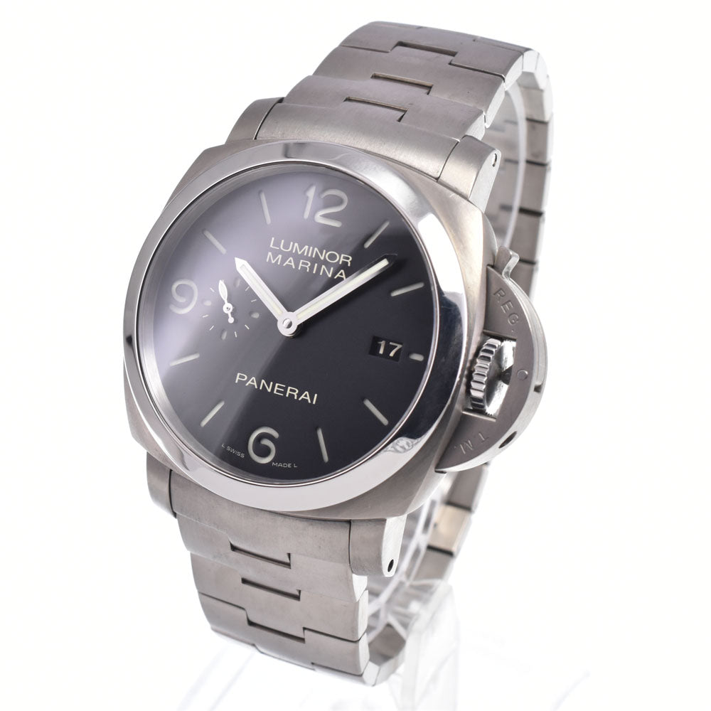 with paper PANERAI Luminor Marina PAM00352 Small second black Dial Automatic Men's
 Watch O#148833