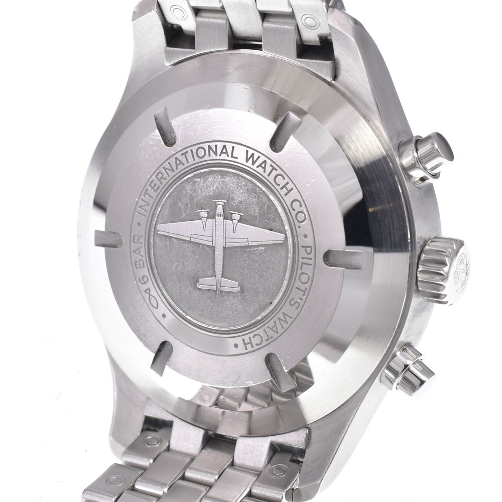 with paper IWC SCHAFFHAUSEN Pilot watch IW377710 Chronograph black Dial Automatic Men's
 Watch O#148834