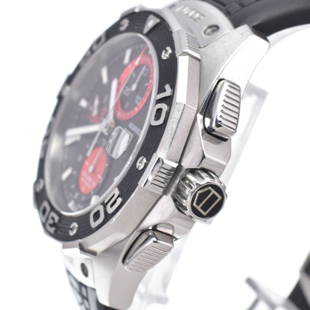 with paper TAG HEUER Aqua racer CAJ2113.FT6023 Collaboration with Kei Nishikori black Dial Automatic Men's
 Watch Q#148835