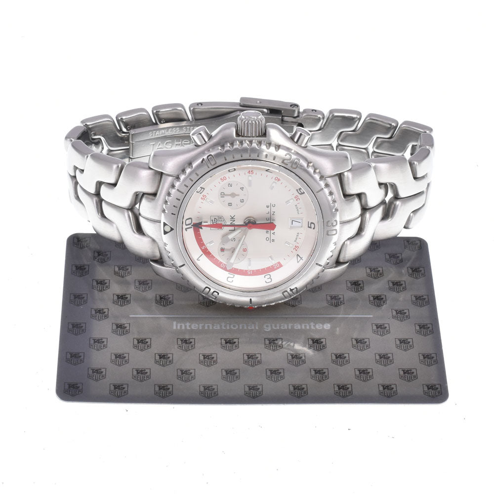 with paper TAG HEUER Link CT1118.BA0550 Oracle Racing - Limited Edition of 1500 Pieces Worldwide Silver Dial Quartz Men's
 Watch P#148837