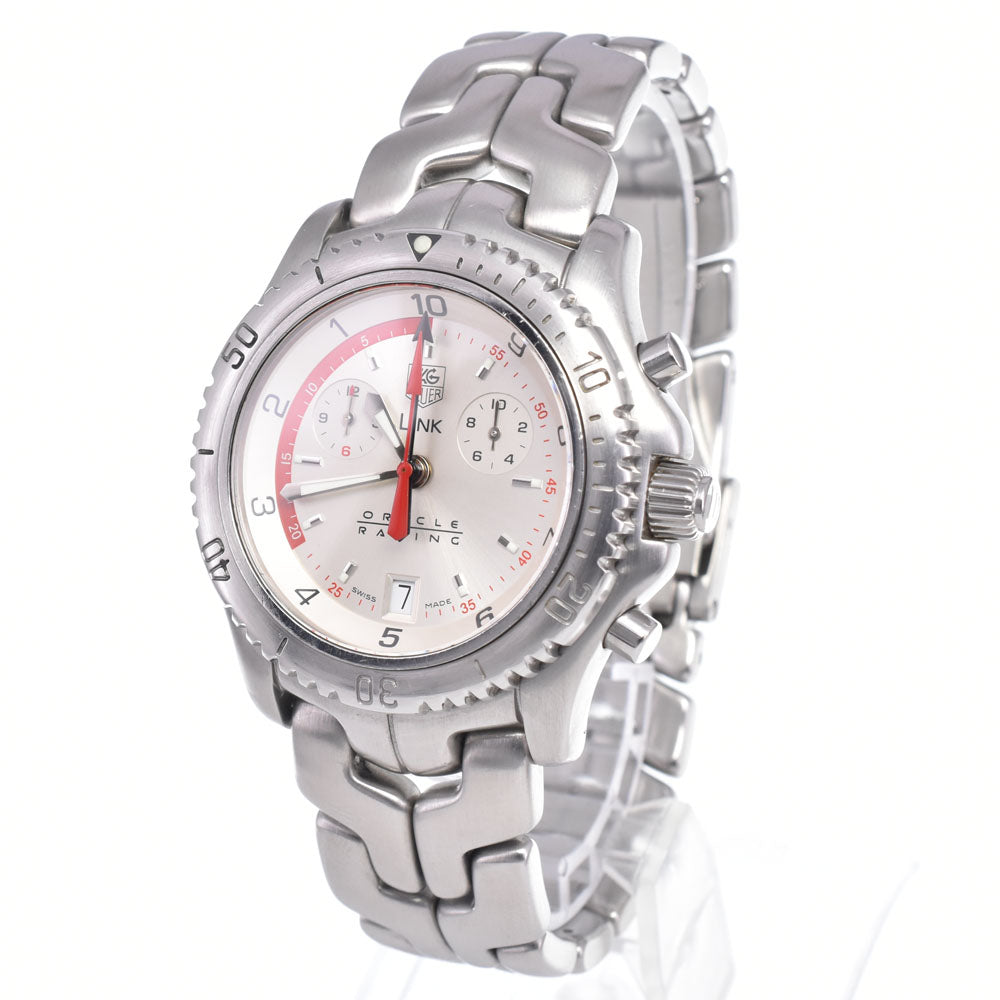with paper TAG HEUER Link CT1118.BA0550 Oracle Racing - Limited Edition of 1500 Pieces Worldwide Silver Dial Quartz Men's
 Watch P#148837