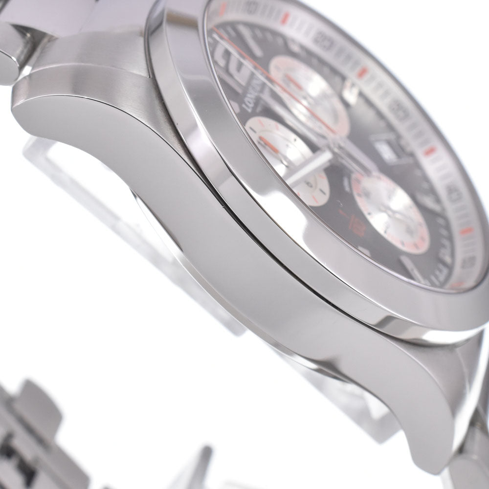 with paper LONGINES Conquest Roland Garros L3.700.4.79.6 Chronograph Date gray Dial Quartz Men's
 Watch Q#148842