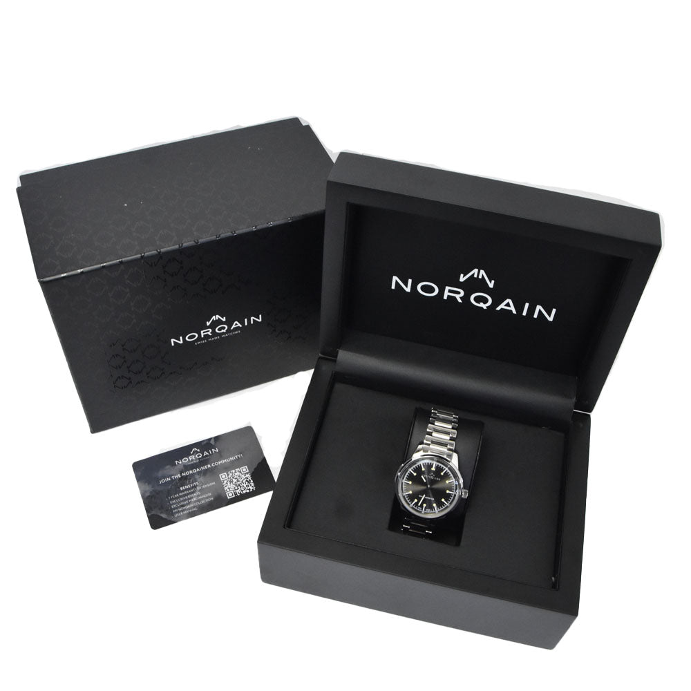 with paper NORQAIN Freedom 60 NN2001SA/T201/203S black Dial Automatic Men's
 Watch Q#148844