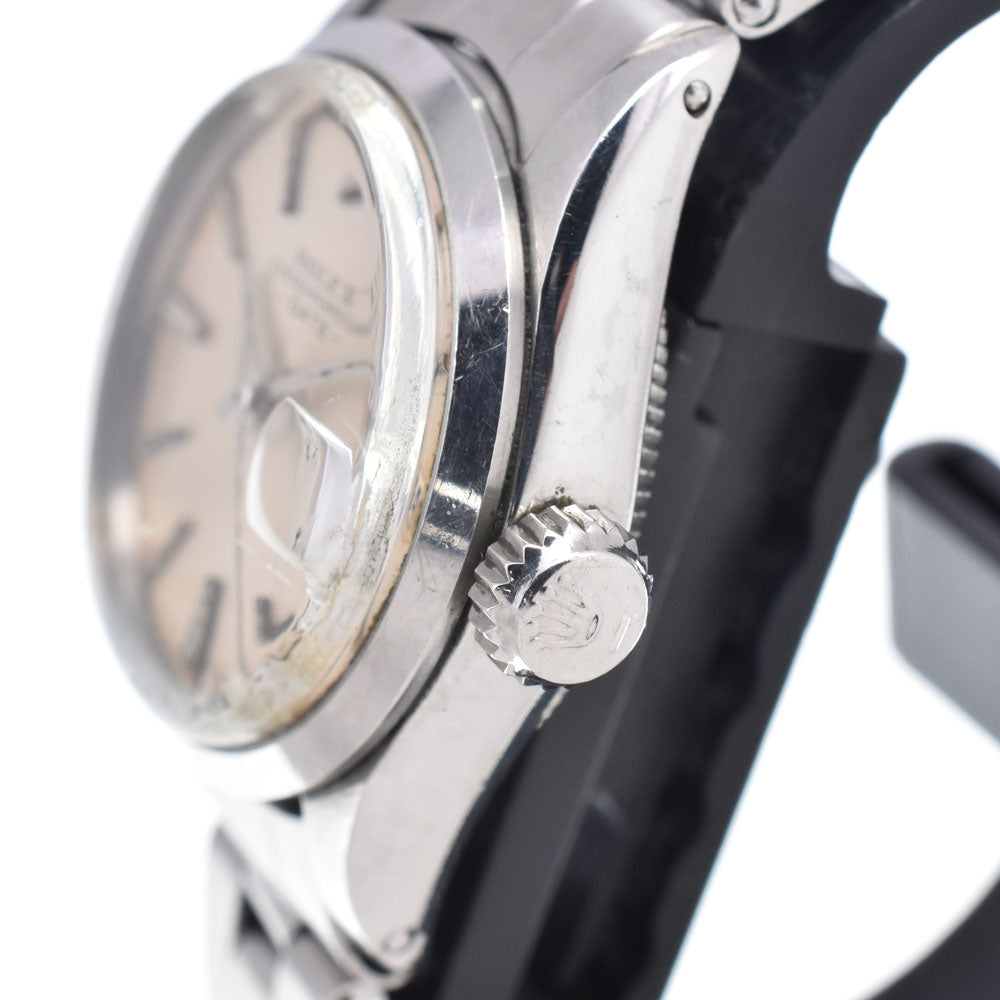 with paper ROLEX Oyster Perpetual Date 6516 vintage Cal.1161 Silver Dial Automatic Ladies
 Watch O#148847