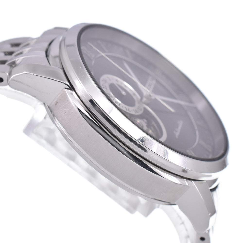 SEIKO Pureza 4R39-00M0 see-through back black Dial Automatic Men's
 Watch E#148854