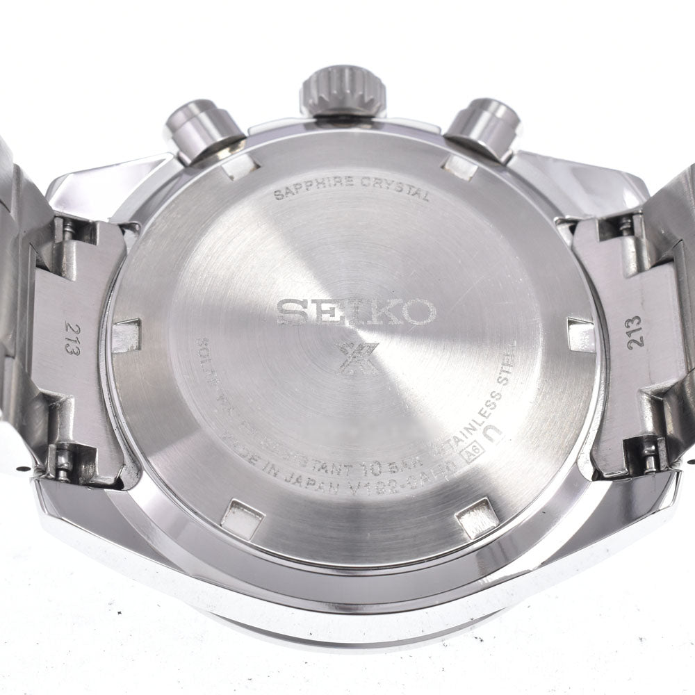 with paper SEIKO Prospex Speed Timer SBDL099/V192-0AH0 Chronograph black Dial Solar Men's
 Watch O#148857