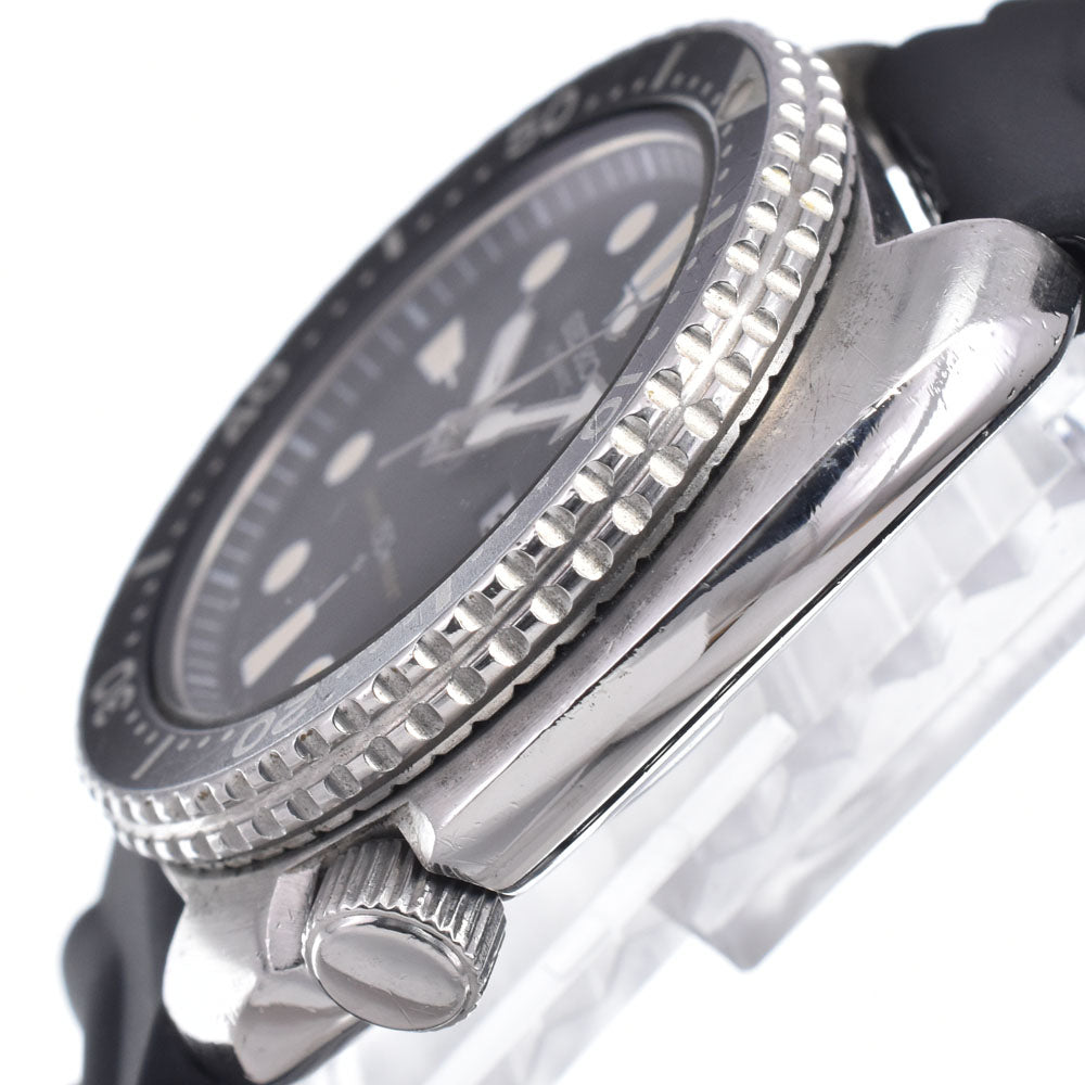 SEIKO Third diver 150m 6306-7001 Day date black Dial Automatic Men's
 Watch Q#148858
