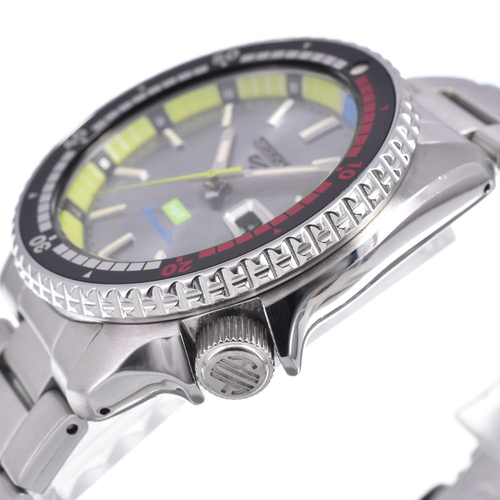 with paper SEIKO 5 sports SBSA279/4R36-16J0 HUF Collaboration Limited Edition gray Dial Automatic Men's
 Watch O#148863
