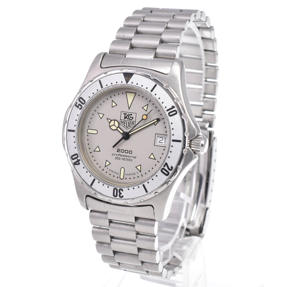 TAG HEUER 2000 series 972.006 Date gray Dial Quartz Ladies
 Watch E#148866