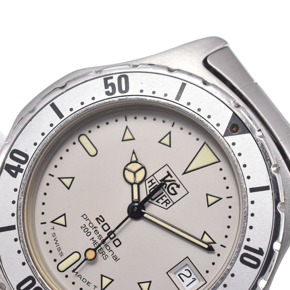 TAG HEUER 2000 series 972.006 Date gray Dial Quartz Ladies
 Watch E#148866