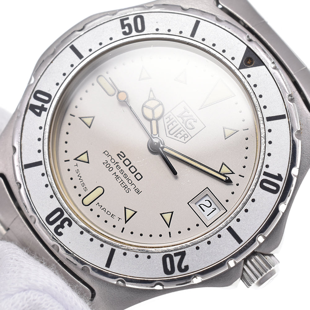 TAG HEUER 2000 series 972.006 Date gray Dial Quartz Ladies
 Watch E#148866