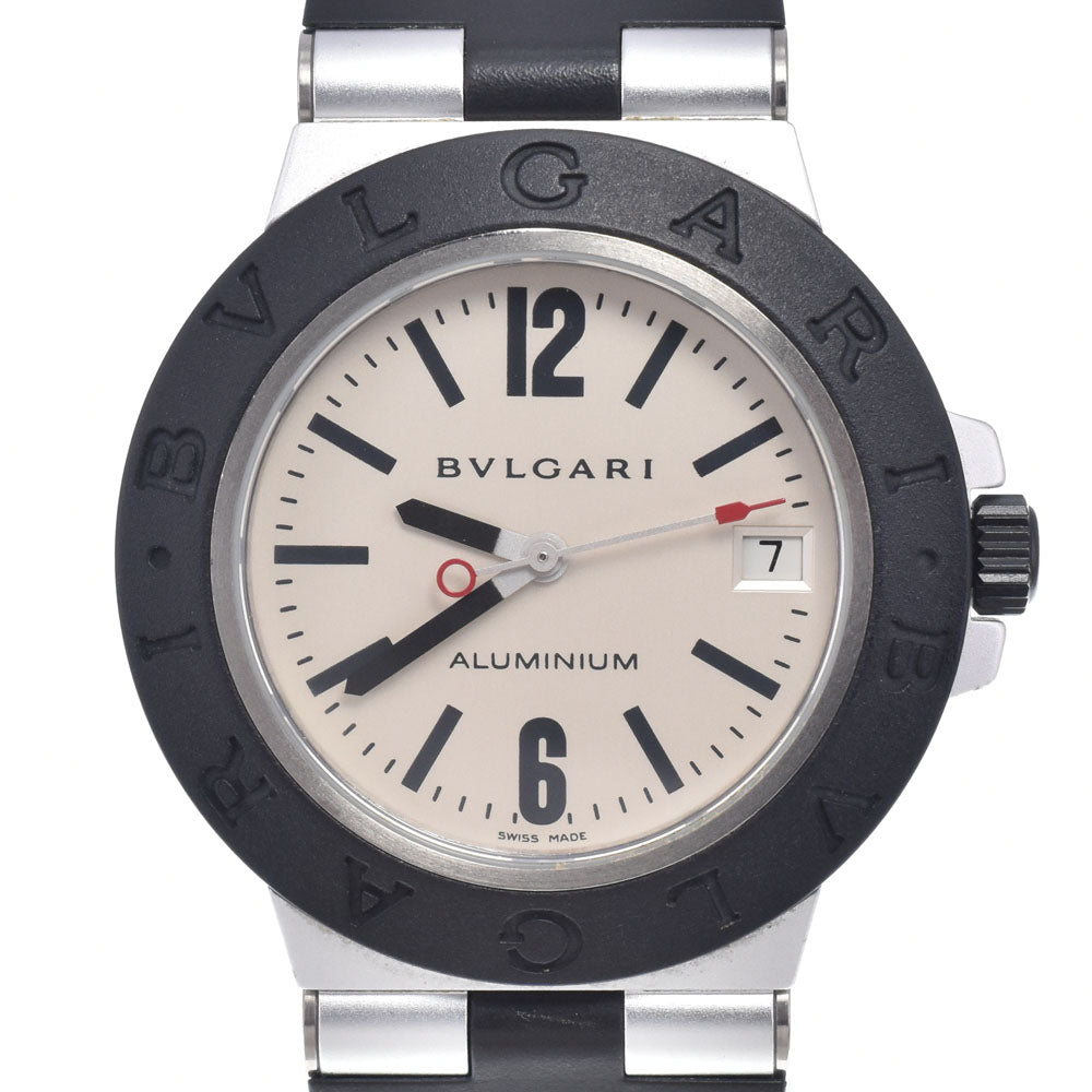 with paper BVLGARI aluminum AL38TA Silver Dial Automatic Men's
 Watch O#148869