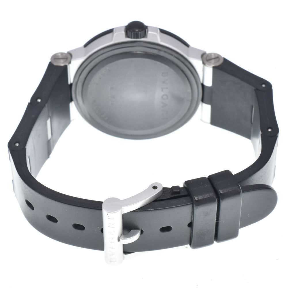 with paper BVLGARI aluminum AL38TA Silver Dial Automatic Men's
 Watch O#148869