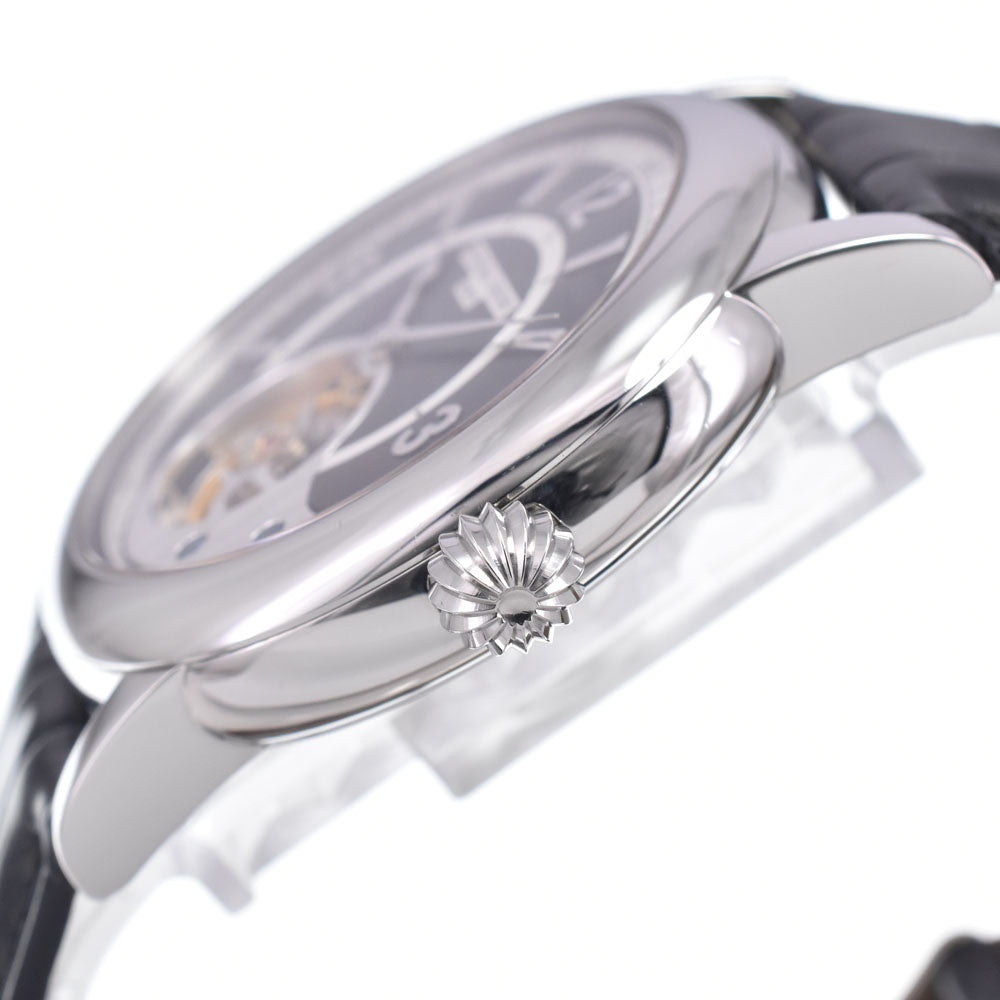 FREDERIQUE CONSTANT FC930X4H6 see-through back Black / Silver Dial Automatic Men's
 Watch A#148878