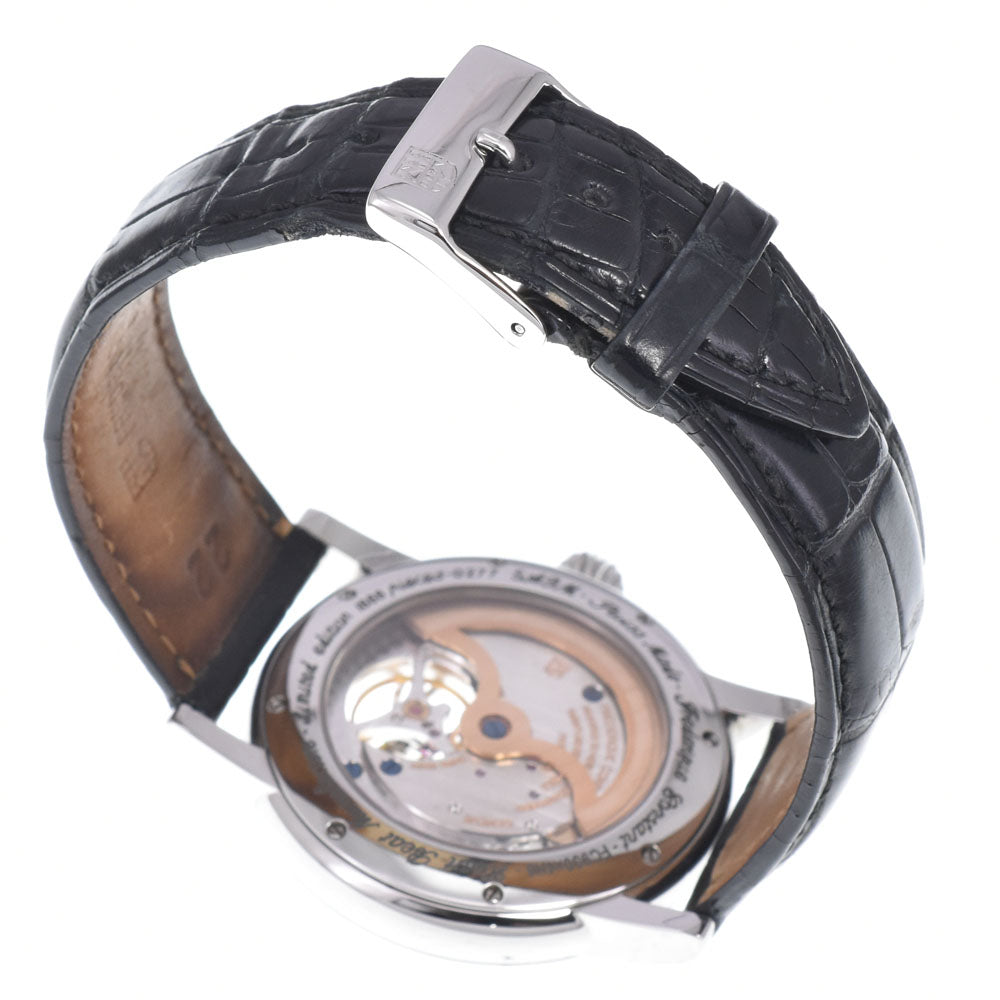 FREDERIQUE CONSTANT FC930X4H6 see-through back Black / Silver Dial Automatic Men's
 Watch A#148878