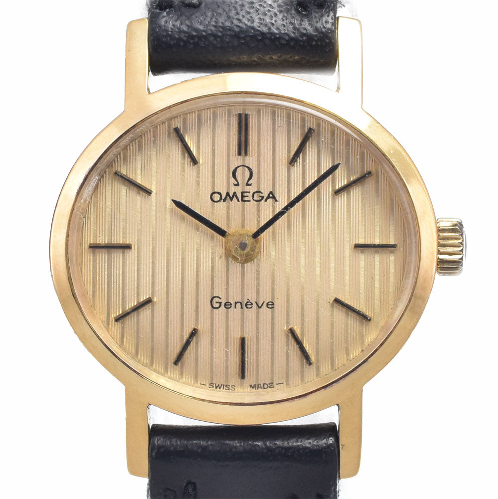OMEGA Geneva 511.0412 vintage Cal.625 gold Dial Hand Winding Ladies
 Watch Q#148882