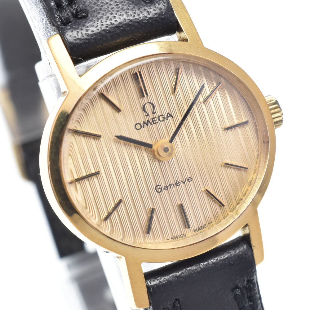 OMEGA Geneva 511.0412 vintage Cal.625 gold Dial Hand Winding Ladies
 Watch Q#148882