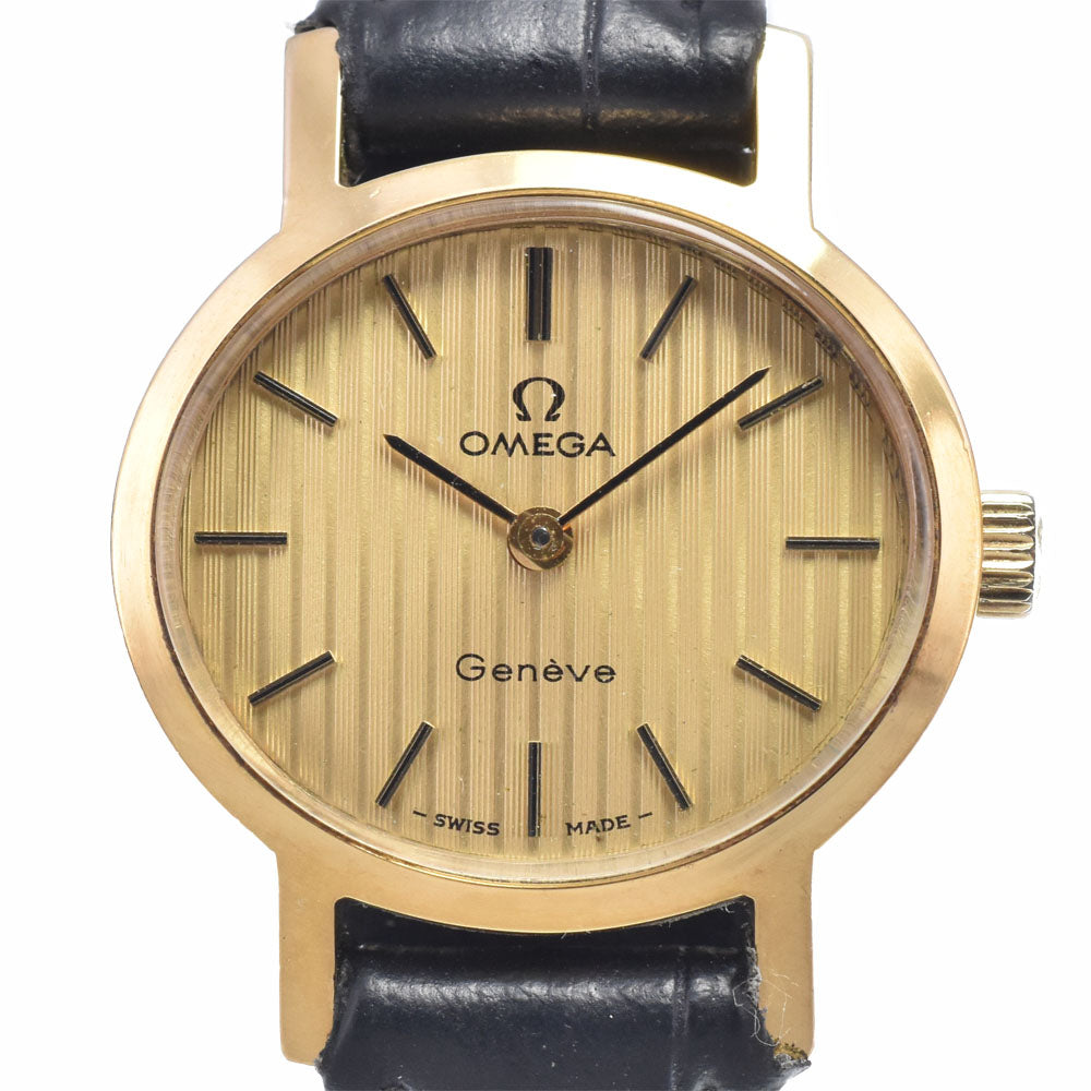 OMEGA Geneva 511.0412 vintage Cal.625 gold Dial Hand Winding Ladies
 Watch Q#148883