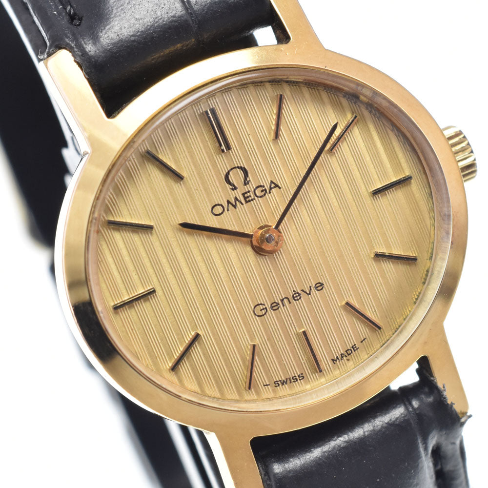 OMEGA Geneva 511.0412 vintage Cal.625 gold Dial Hand Winding Ladies
 Watch Q#148883