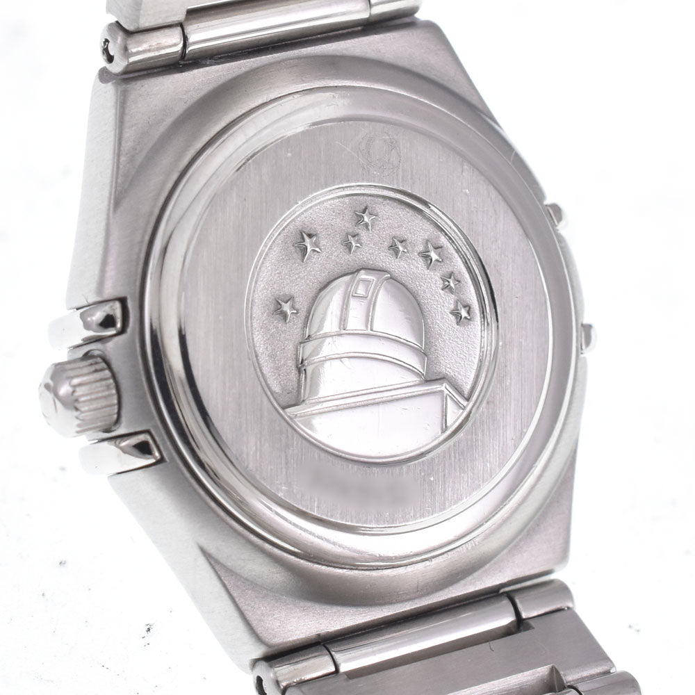 with paper OMEGA Constellation mini bezel diamond 1460.75 12P diamond White shell Dial Quartz Ladies
 Watch O#148887