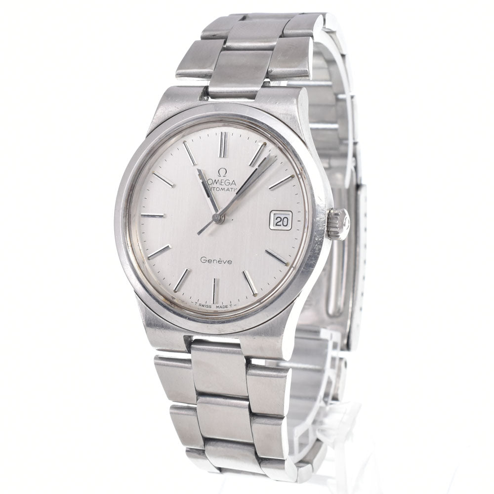OMEGA Geneva Date 166.0173 vintage Cal.1012 Silver Dial Automatic Men's
 Watch Q#148891