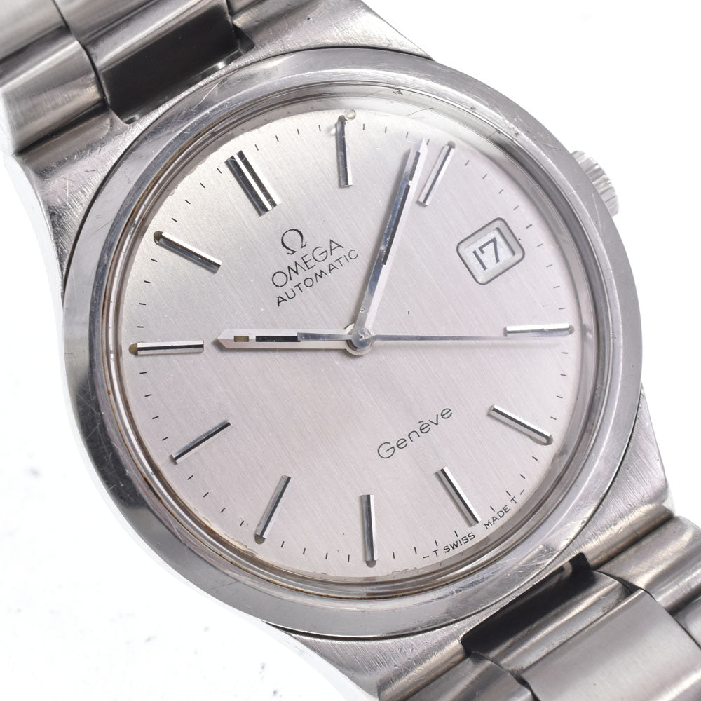 OMEGA Geneva Date 166.0173 vintage Cal.1012 Silver Dial Automatic Men's
 Watch Q#148891