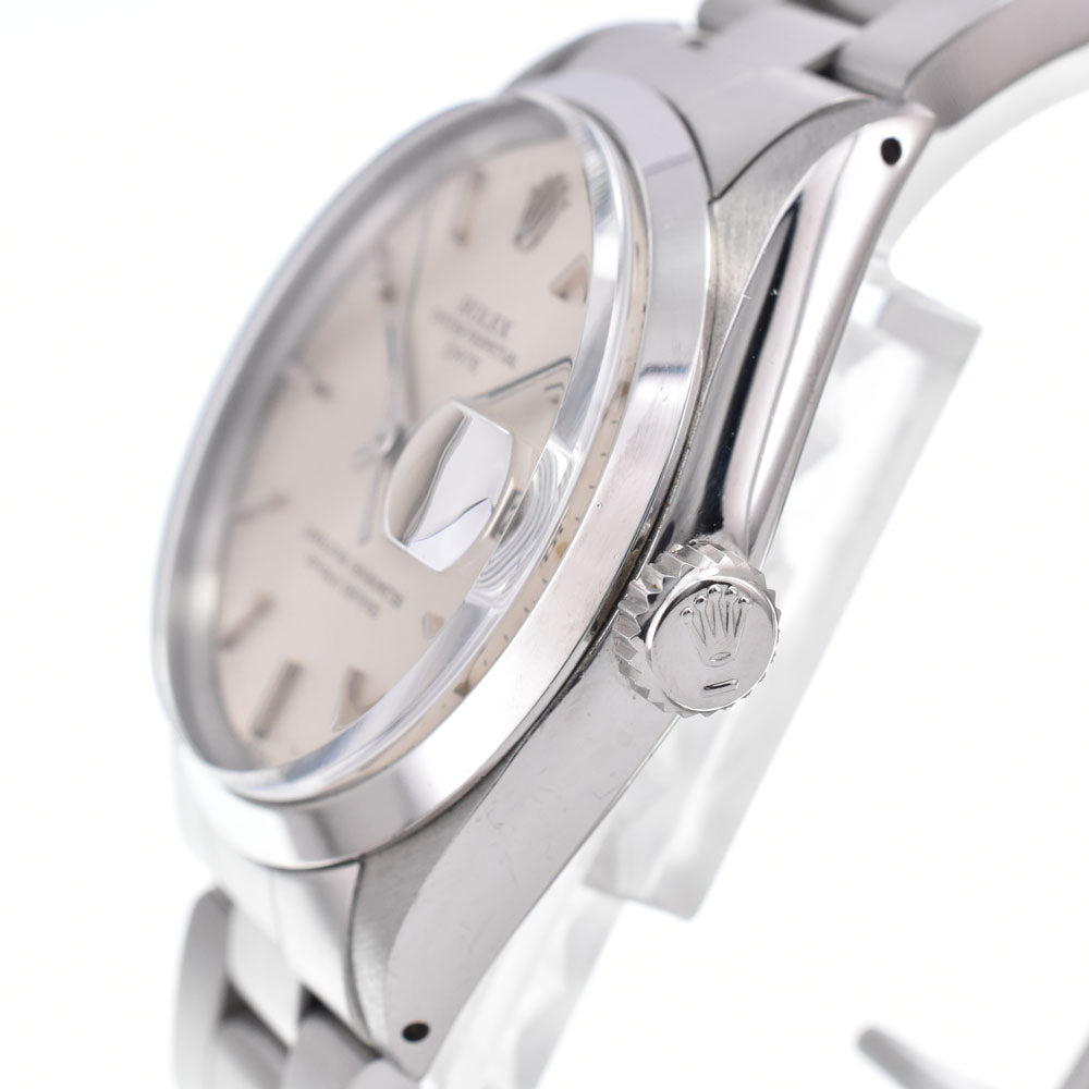 ROLEX Oyster perpetual date 1500 vintage Cal.1570 Silver Dial Automatic Men's
 Watch G#149893