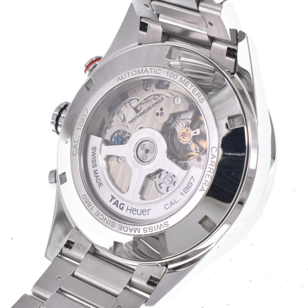 with paper TAG HEUER Carrera Caliber 1887 CAR2A10-5 Chronograph black Dial Automatic Men's
 Watch Q#148894