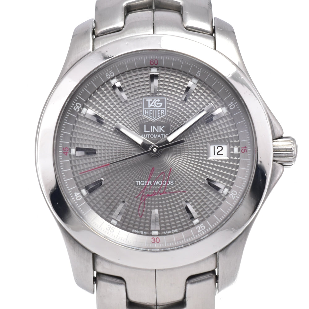 TAG HEUER Link WJF2113 Tiger woods model gray Dial Automatic Men's
 Watch B#148896