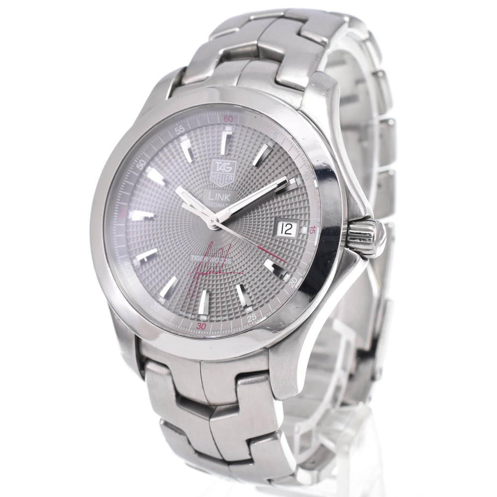 TAG HEUER Link WJF2113 Tiger woods model gray Dial Automatic Men's
 Watch B#148896