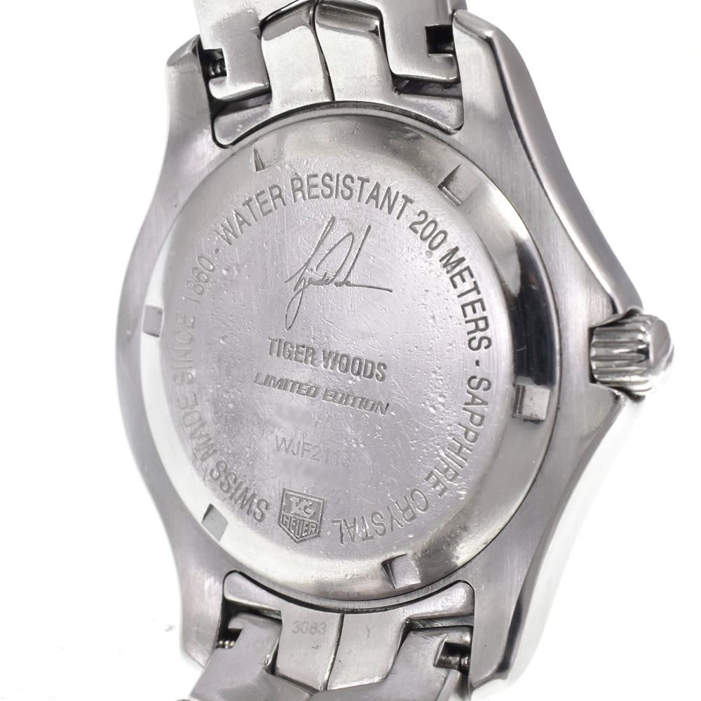 TAG HEUER Link WJF2113 Tiger woods model gray Dial Automatic Men's
 Watch B#148896