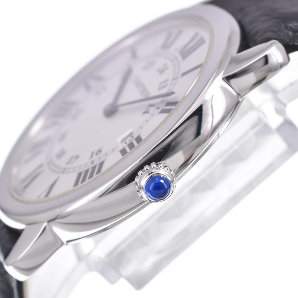 CARTIER Ronde SoloLM W6700255 Date Silver Dial Quartz Men's
 Watch O#148899
