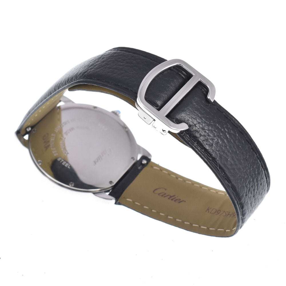 CARTIER Ronde SoloLM W6700255 Date Silver Dial Quartz Men's
 Watch O#148899